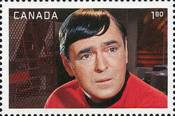 Lt. Commander Montgomery “Scotty” Scott - Star Trek - WA Canada Postage Stamp | Star Trek