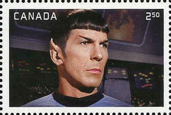 Commander Spock - Star Trek - WA Canada Postage Stamp | Star Trek