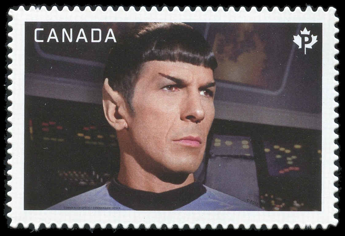 Commander Spock - Star Trek - Canada Postage Stamp | Star Trek