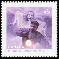 The Bell Island Hag - Bell Island, Newfoundland - WA Canada Postage Stamp | Haunted Canada