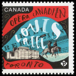 Louis Riel By Harry Somers - Canadian Opera - WA Canada Postage Stamp | Canadian Opera