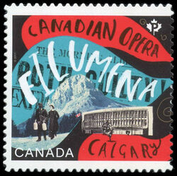 Filumena By John Estacio - Canadian Opera - Quarterly Pack Die Cut Canada Postage Stamp | Canadian Opera
