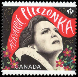 Soprano Adrianne Pieczonka - Canadian Opera - Quarterly Pack Die Cut Canada Postage Stamp | Canadian Opera