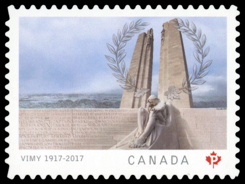 Vimy Ridge - 100 Years Ago - Quarterly Pack Die Cut - Type 6 Die Cut ...