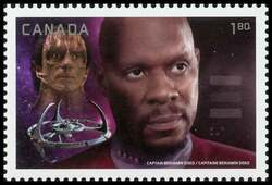 Captain Benjamin Sisko Vs. Dukat - WA Canada Postage Stamp | Star Trek
