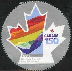 Marriage Equality - Canada 150 - WA Canada Postage Stamp