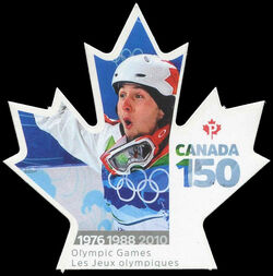 Olympic Games - Canada 150 - Quarterly Pack Die Cut Canada Postage Stamp | Canada 150