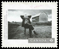 "Ti-Noir Lajeunesse, The Blind Violinist" - Claire Beaugrand-Champagne - WA Canada Postage Stamp | Canadian Photography