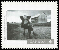 "Ti-Noir Lajeunesse, The Blind Violinist" - Claire Beaugrand-Champagne - Quarterly Pack Die Cut Canada Postage Stamp | Canadian Photography