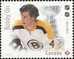 Bobby Orr - WA Canada Postage Stamp | Canadian Hockey Legends