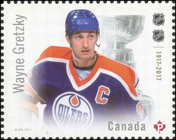 Wayne Gretzky - WA Canada Postage Stamp | Canadian Hockey Legends