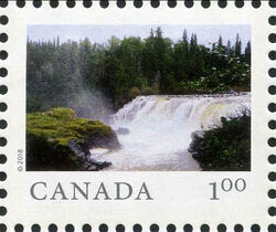 Pisew Falls Provincial Park (MB) - WA Canada Postage Stamp | From Far and Wide