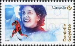 Danielle Goyette - WA Canada Postage Stamp | Canadian Women in Winter Sports