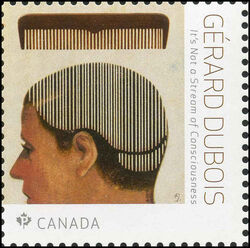 It’s Not A Stream Of Consciousness - Gerard DuBois - WA Canada Postage Stamp | Great Canadian Illustrators