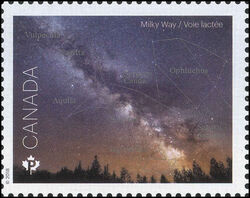 The Milky Way - WA Canada Postage Stamp | Astronomy
