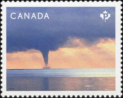Waterspout - WA Canada Postage Stamp | Weather Wonders