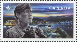 Canadian Armed Forces - WA Canada Postage Stamp | Emergency Responders