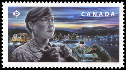 Canadian Armed Forces - Quarterly Pack Die Cut Canada Postage Stamp | Emergency Responders