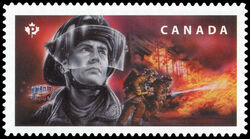 Firefighters - Quarterly Pack Die Cut Canada Postage Stamp | Emergency Responders