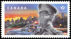 Police Officers - Quarterly Pack Die Cut Canada Postage Stamp | Emergency Responders