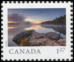 Smoke Lake, Algonquin Provincial Park - Ontario - WA Canada Postage Stamp | From Far and Wide