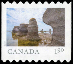 Mingan Archipelago National Park Reserve - Quebec - Quarterly Pack Die Cut Canada Postage Stamp | From Far and Wide