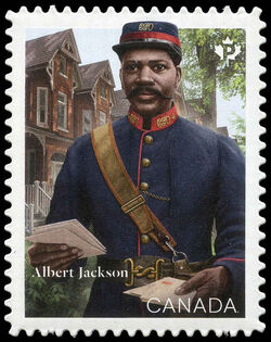 Albert Jackson - Quarterly Pack Die Cut Canada Postage Stamp | Black History Month