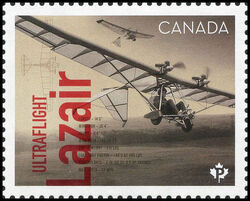 Ultraflight Lazair - WA Canada Postage Stamp | Canadians in Flight