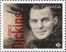 C.H. Punch Dickins - WA Canada Postage Stamp | Canadians in Flight