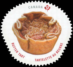 Butter Tart - Quarterly Pack Die Cut Canada Postage Stamp | Sweet Canada