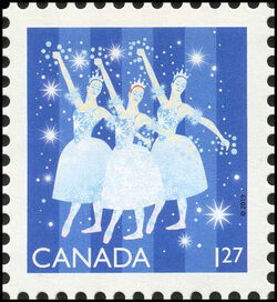Three Dancers - WA Canada Postage Stamp | Shiny and Bright - Christmas 2019