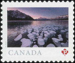 Abraham Lake - Alberta - WA Canada Postage Stamp | From Far and Wide