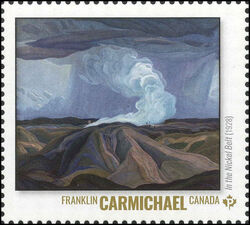 Franklin Carmichael - In the Nickel Belt (1928) - WA Canada Postage Stamp | Group of Seven