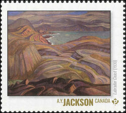 A.Y. Jackson - Labrador Coast (1930) - WA Canada Postage Stamp | Group of Seven