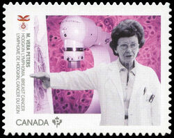 Dr. M. Vera Peters - Hodgkin Lymphoma and Breast Cancer - Quarterly Pack Die Cut Canada Postage Stamp | Medical Groundbreakers