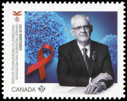 Dr. Julio Montaner - HIV/AIDS Treatment - Quarterly Pack Die Cut Canada Postage Stamp | Medical Groundbreakers