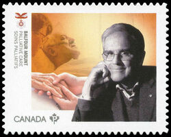 Dr. Balfour Mount - Palliative Care - Quarterly Pack Die Cut Canada Postage Stamp | Medical Groundbreakers