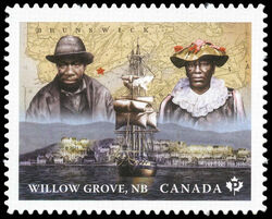 Willow Grove Farmers - New Brunswick - Quarterly Pack Die Cut Canada Postage Stamp | Black History Month
