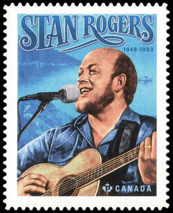 Stan Rogers, 1949-1983 - Quarterly Pack Die Cut Canada Postage Stamp