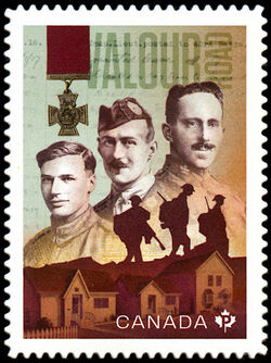 Valour Road - Quarterly Pack Die Cut Canada Postage Stamp