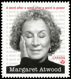 Margaret Atwood - Quarterly Pack Die Cut Canada Postage Stamp