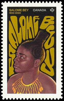 Salome Bey - Quarterly Pack Die Cut Canada Postage Stamp