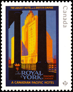 The Royal York - WA Canada Postage Stamp | Vintage Travel Posters