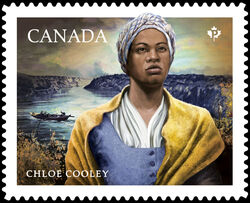 Chloe Cooley - Quarterly Pack Die Cut Canada Postage Stamp | Black History Month