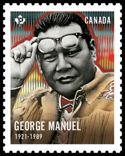 George Manuel - WA Canada Postage Stamp | Indigenous Leaders