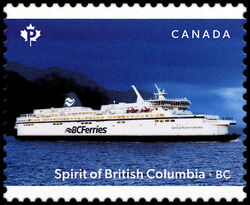Spirit of British Columbia - WA Canada Postage Stamp | Ferries
