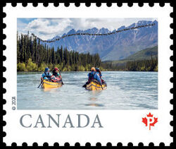 South Nahanni River - Tehjeh Dee - Nááts'įhch'oh National Park Reserve - NT - WA Canada Postage Stamp