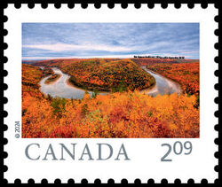 Restigouche River - NB - WA Canada Postage Stamp