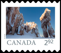 Qarlinngua Sea Arch - NU - Quarterly Pack Die Cut Canada Postage Stamp