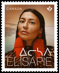 Elisapie Isaac - WA Canada Postage Stamp | Indigenous Leaders